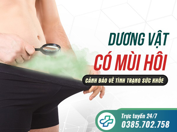 Dương vật có mùi hôi phải xử trí thế nào?