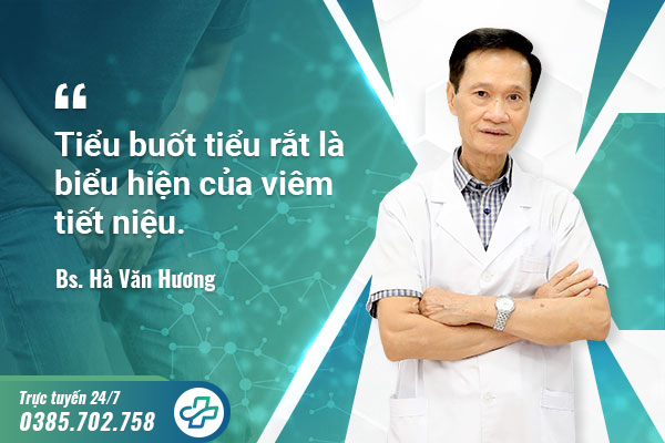 [Cảnh báo]: Tiểu buốt, tiểu rắt là biểu hiện của viêm tiết niệu